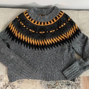 American Eagle fair isle sweater xs